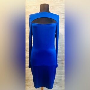 Halara NWT Sz Lg Blue Mini Dress Beautiful Versatile Comfortable Stylish Stretch
